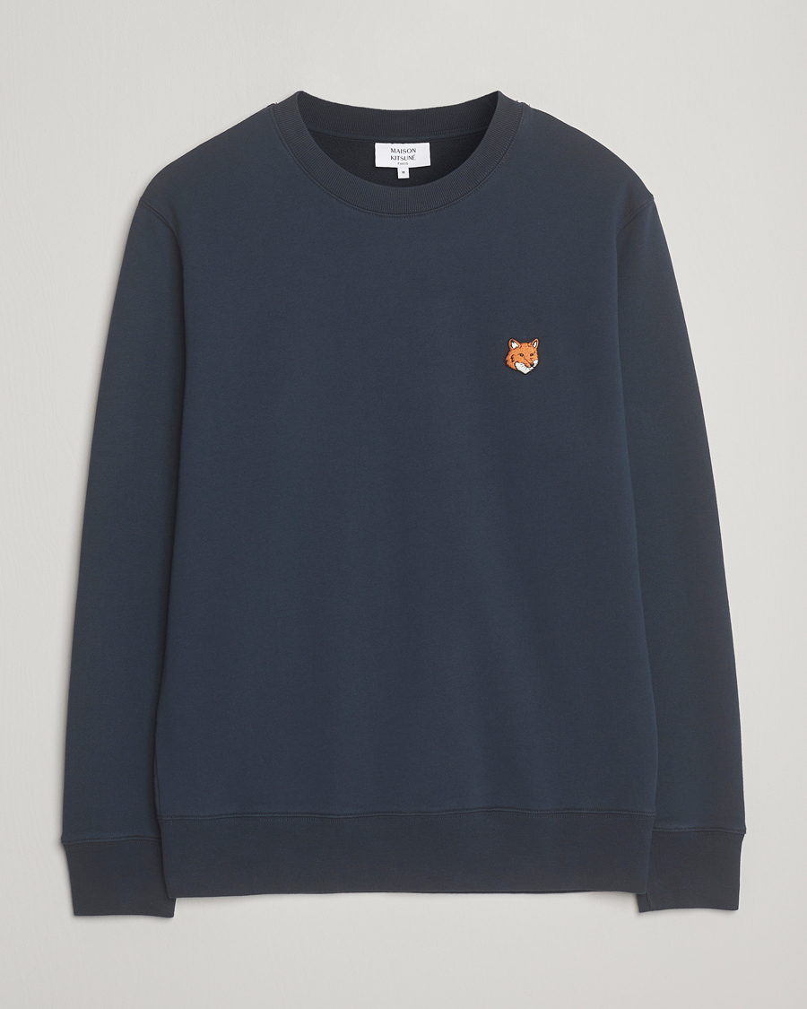 Herren | Pullover | Maison Kitsuné | Fox Head Sweatshirt Classic Navy