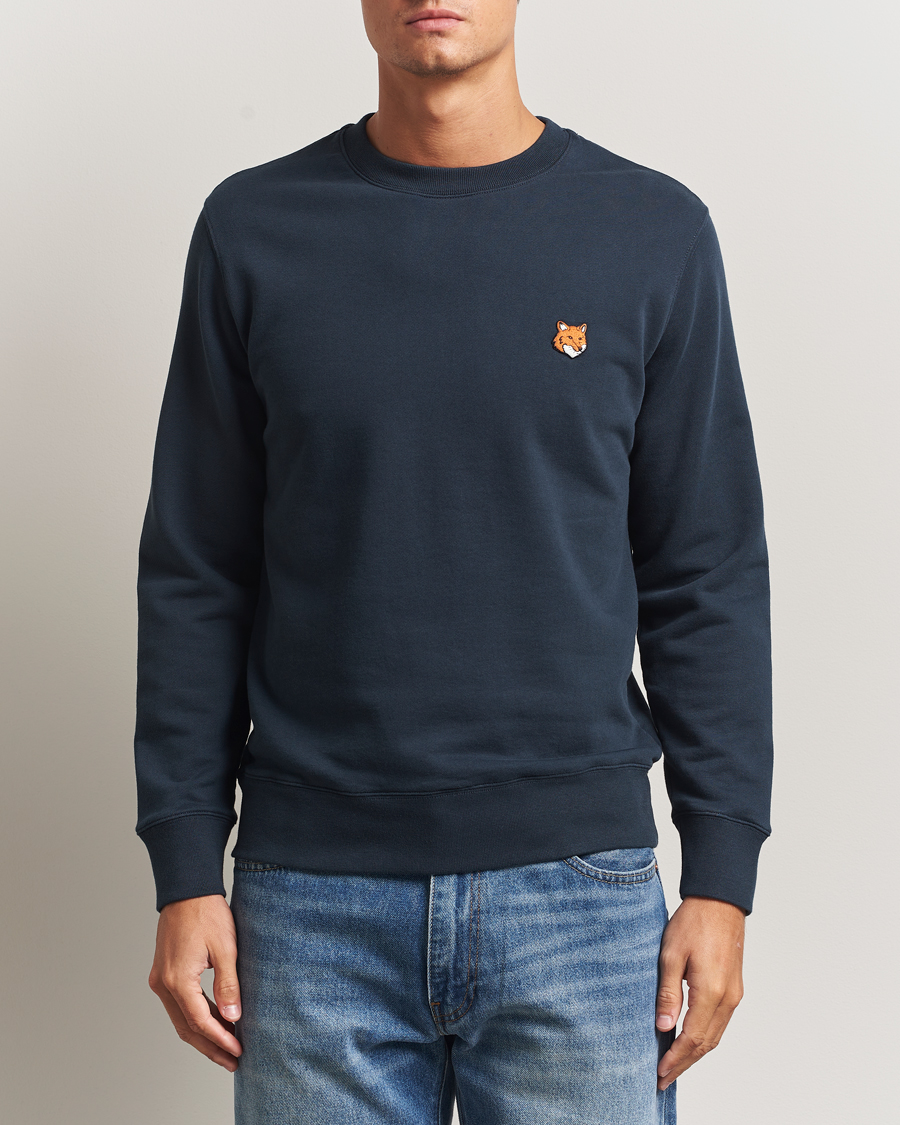 Herren | Pullover | Maison Kitsuné | Fox Head Sweatshirt Classic Navy