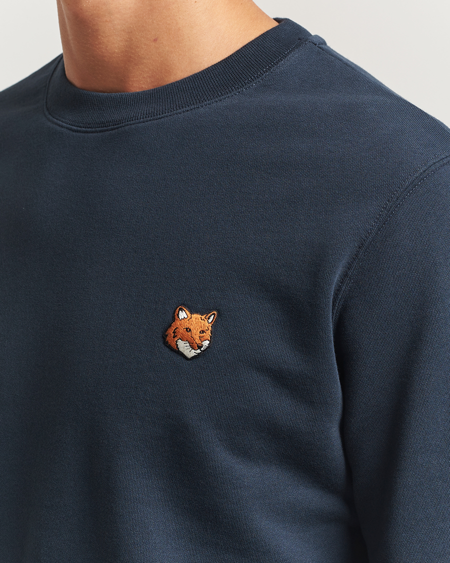 Herren | Pullover | Maison Kitsuné | Fox Head Sweatshirt Classic Navy