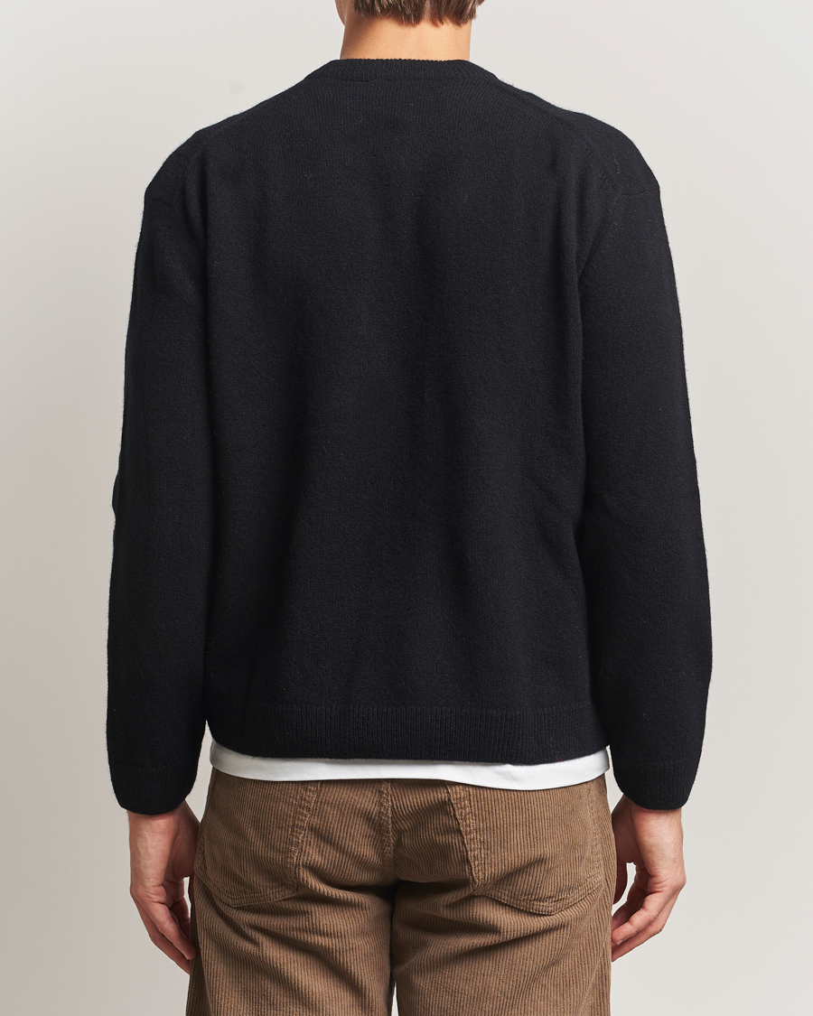 Herren | Pullover | Maison Kitsuné | Grey Fox Head Lambswool Sweater Black
