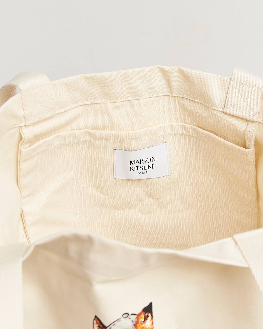 Herren | Taschen | Maison Kitsuné | Dressed Fox Tote Bag Ecru