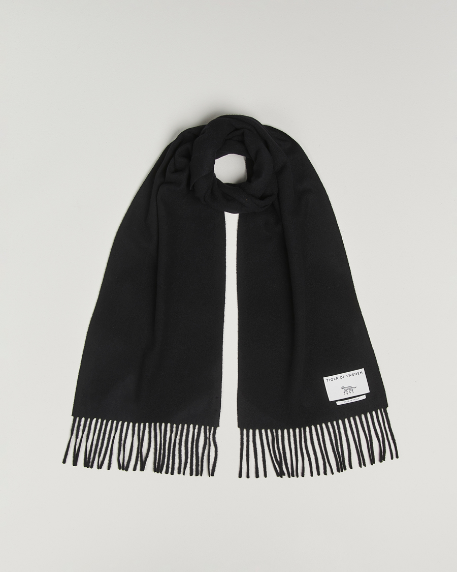 Herren | Schals | Tiger of Sweden | Sylan Wool Scarf Black