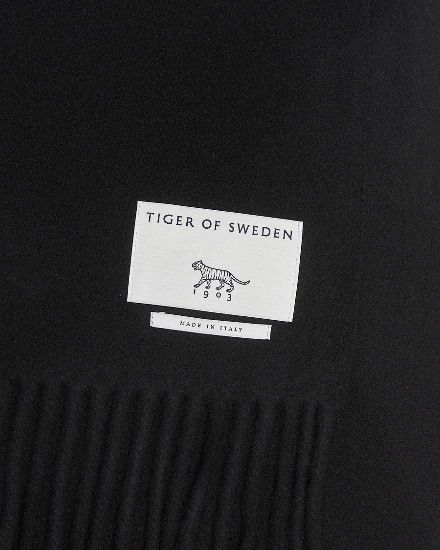 Herren | Schals | Tiger of Sweden | Sylan Wool Scarf Black