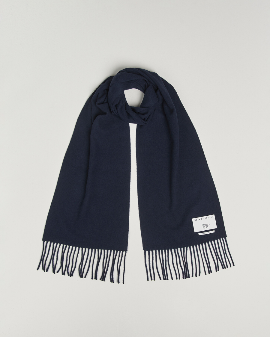 Herren | Schals | Tiger of Sweden | Sylan Wool Scarf Light Ink