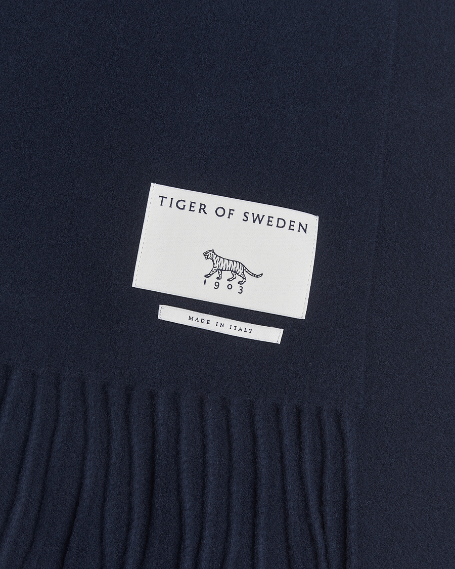 Herren | Schals | Tiger of Sweden | Sylan Wool Scarf Light Ink