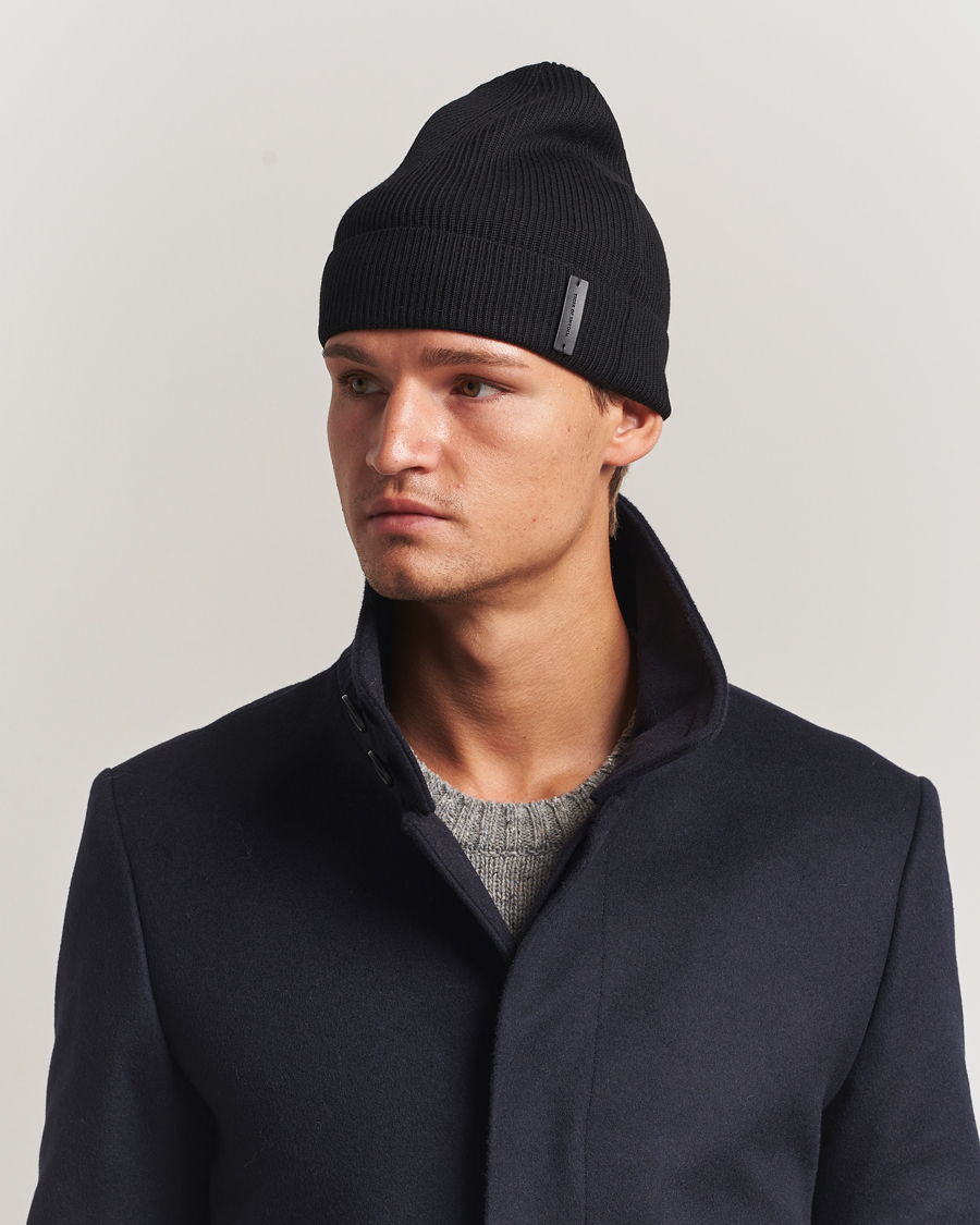 Herren | Mützen | Tiger of Sweden | Caldu Wool Beanie Black