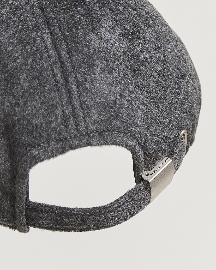 Herren | Hüte & Mützen | Tiger of Sweden | Hent Wool/Cashmere Cap Dark Grey Melange