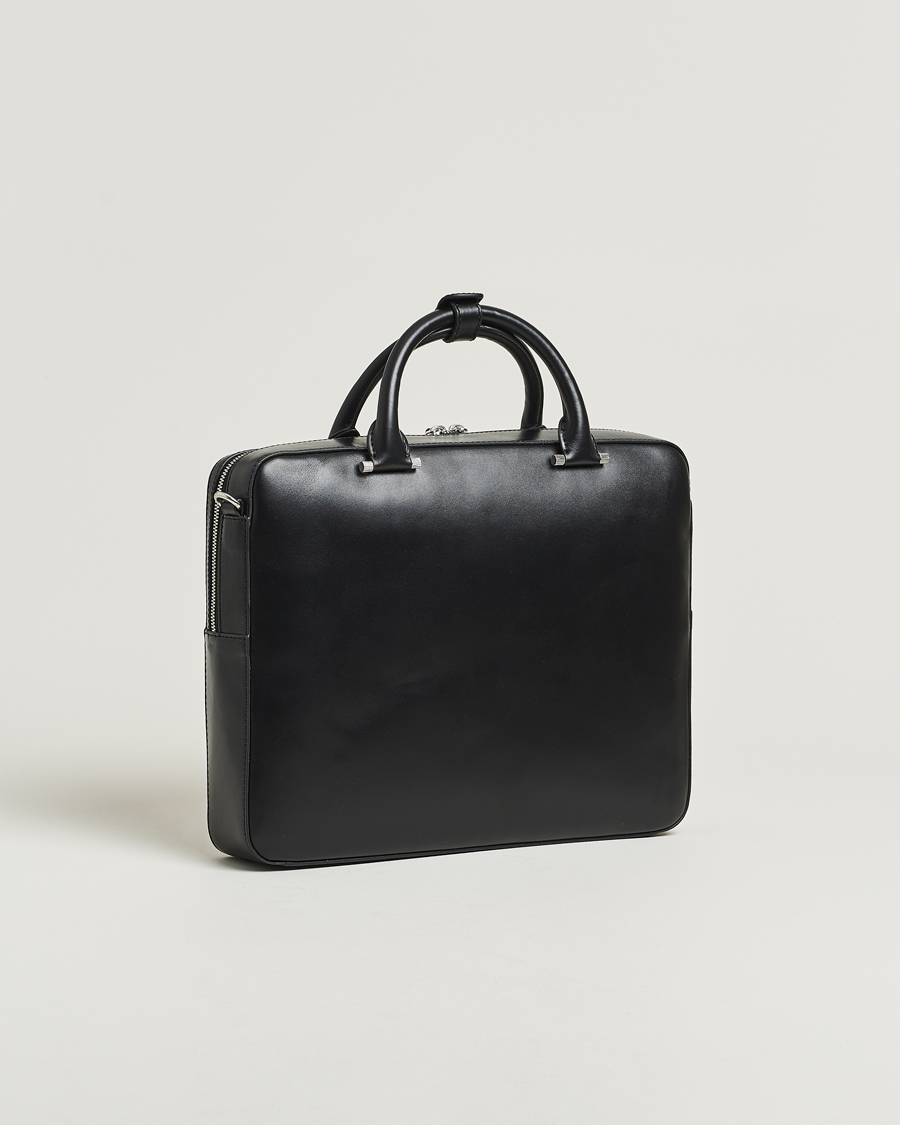 Herren | Taschen | Tiger of Sweden | Valise Smooth Leather Briefcase Black