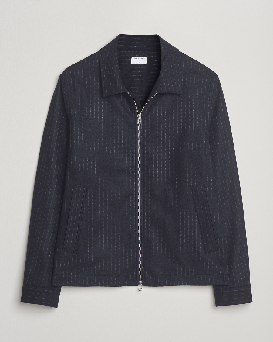 Herren | Jacken | Tiger of Sweden | Barnaby Wool Pinstriped Jacket Blue Function