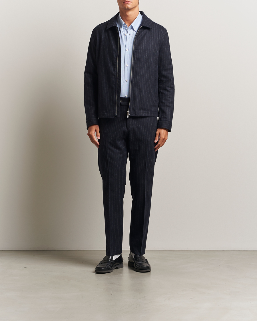 Herren | Jacken | Tiger of Sweden | Barnaby Wool Pinstriped Jacket Blue Function