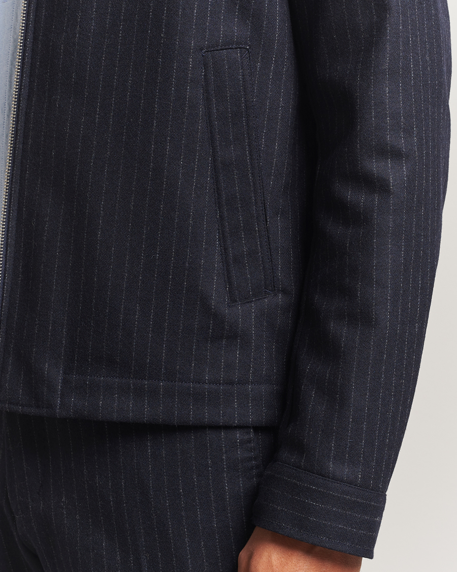 Herren | Jacken | Tiger of Sweden | Barnaby Wool Pinstriped Jacket Blue Function