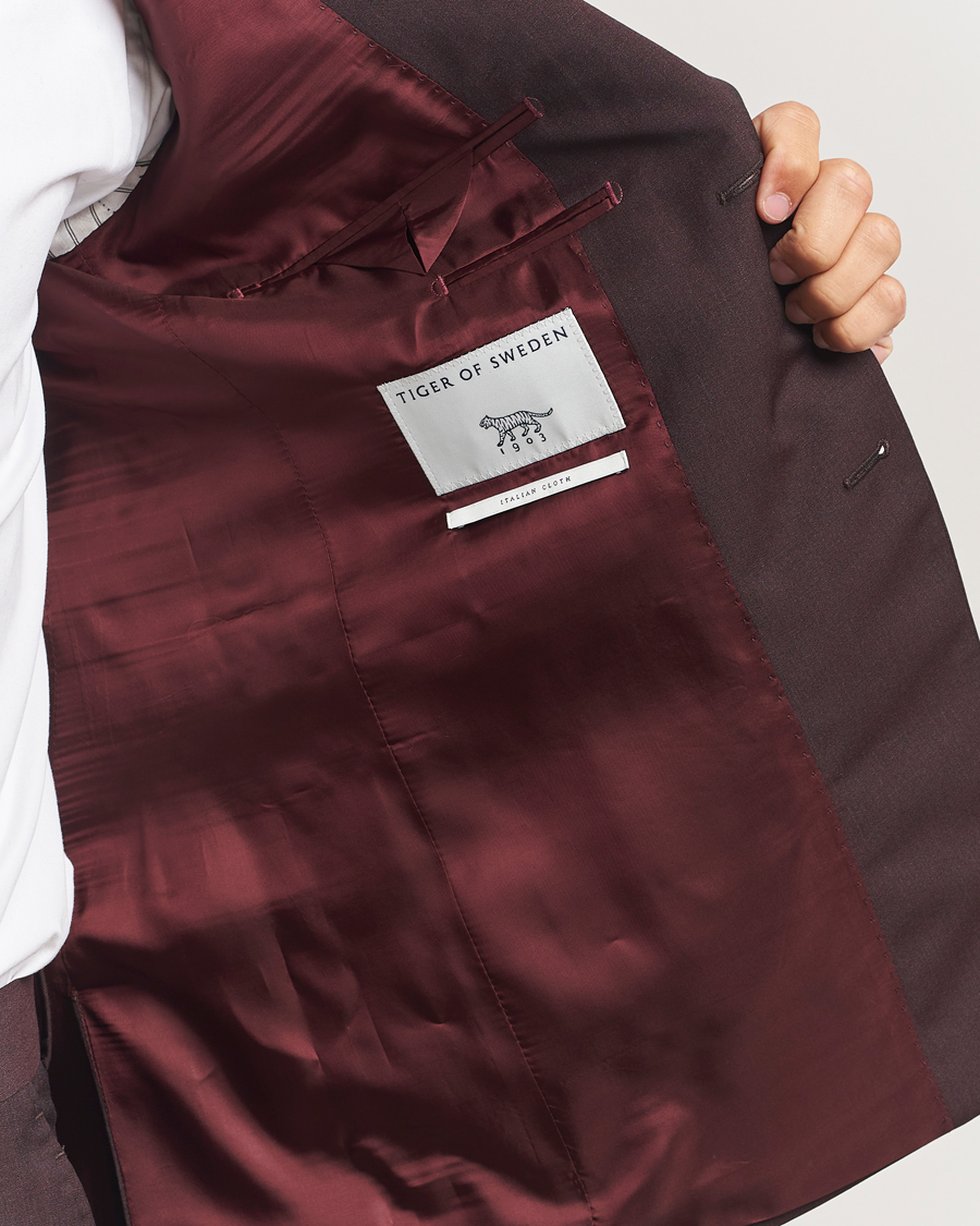 Herren | Sakkos | Tiger of Sweden | Justin Wool Suit Blazer Triumph Steel