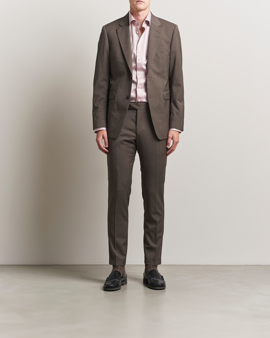 Herren | Hosen | Tiger of Sweden | Tenuta Wool Suit Trousers Mud