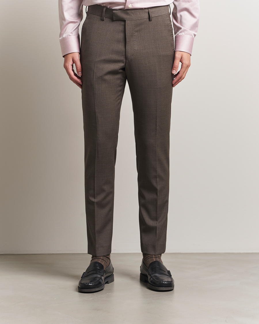 Herren | Hosen | Tiger of Sweden | Tenuta Wool Suit Trousers Mud