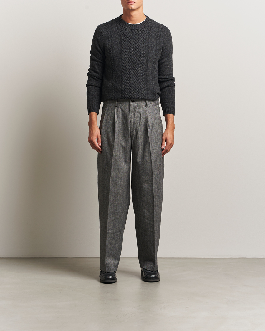Herren | Pullover | Tiger of Sweden | Harry Wool Knitted Sweater Phantom