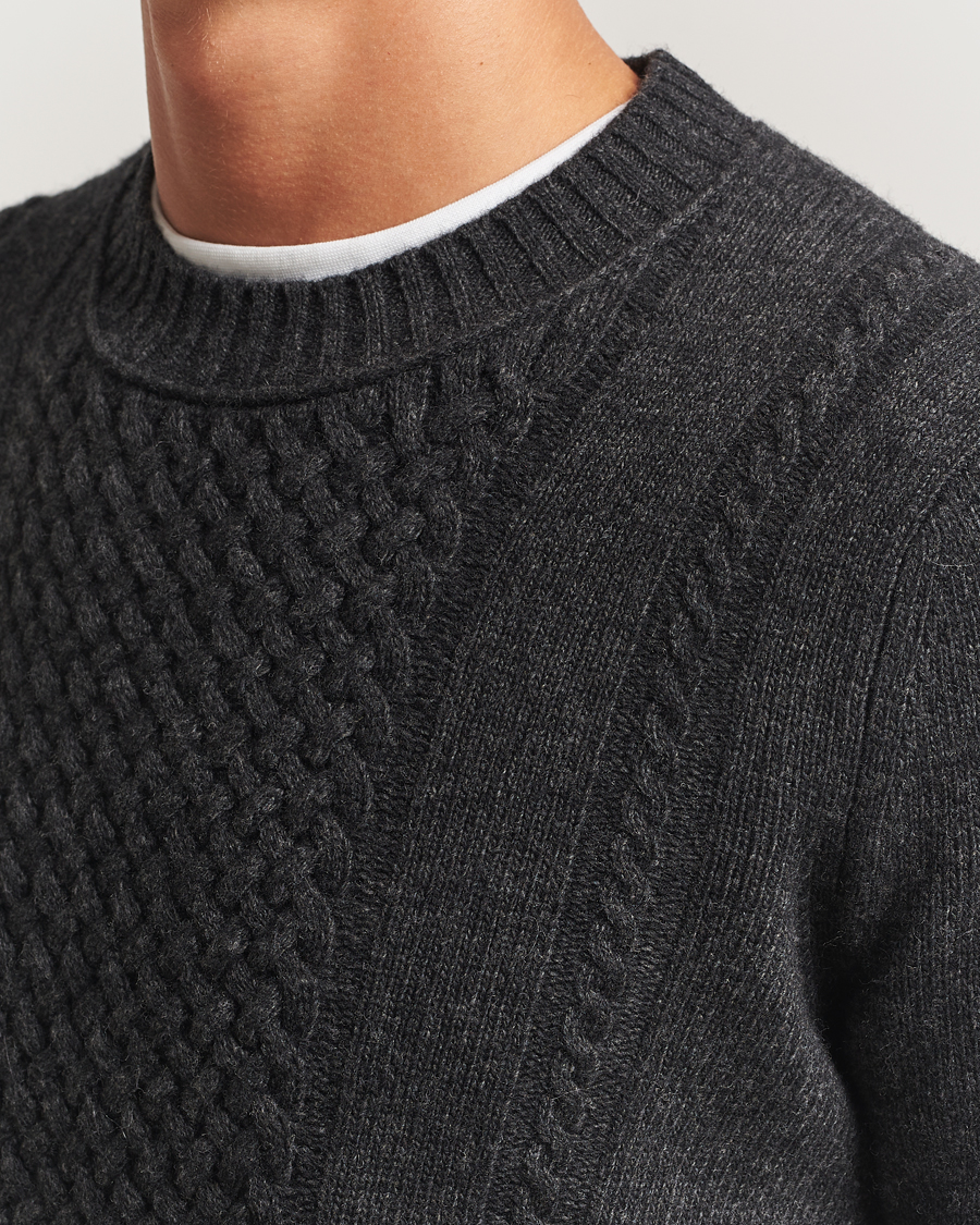Herren | Pullover | Tiger of Sweden | Harry Wool Knitted Sweater Phantom