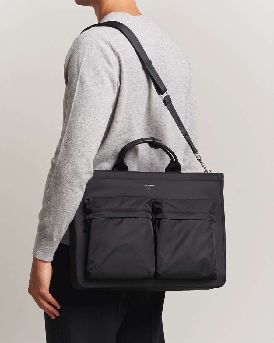 Herren | Taschen | Tiger of Sweden | Sonor Nylon Briefcase Black