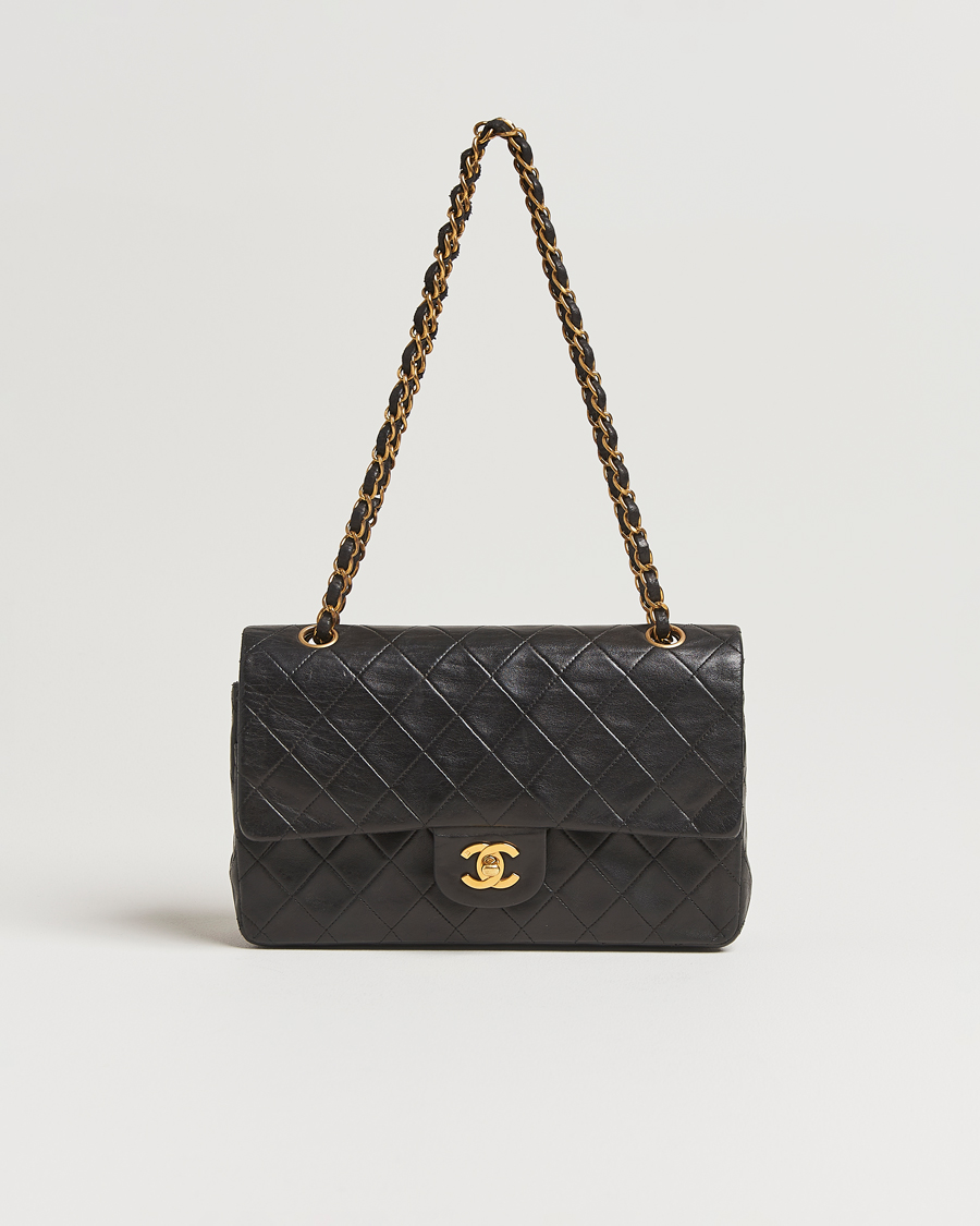 Herren | Gifts for Her | Chanel Pre-Owned | Classic Double Flap Medium Lambskin Black