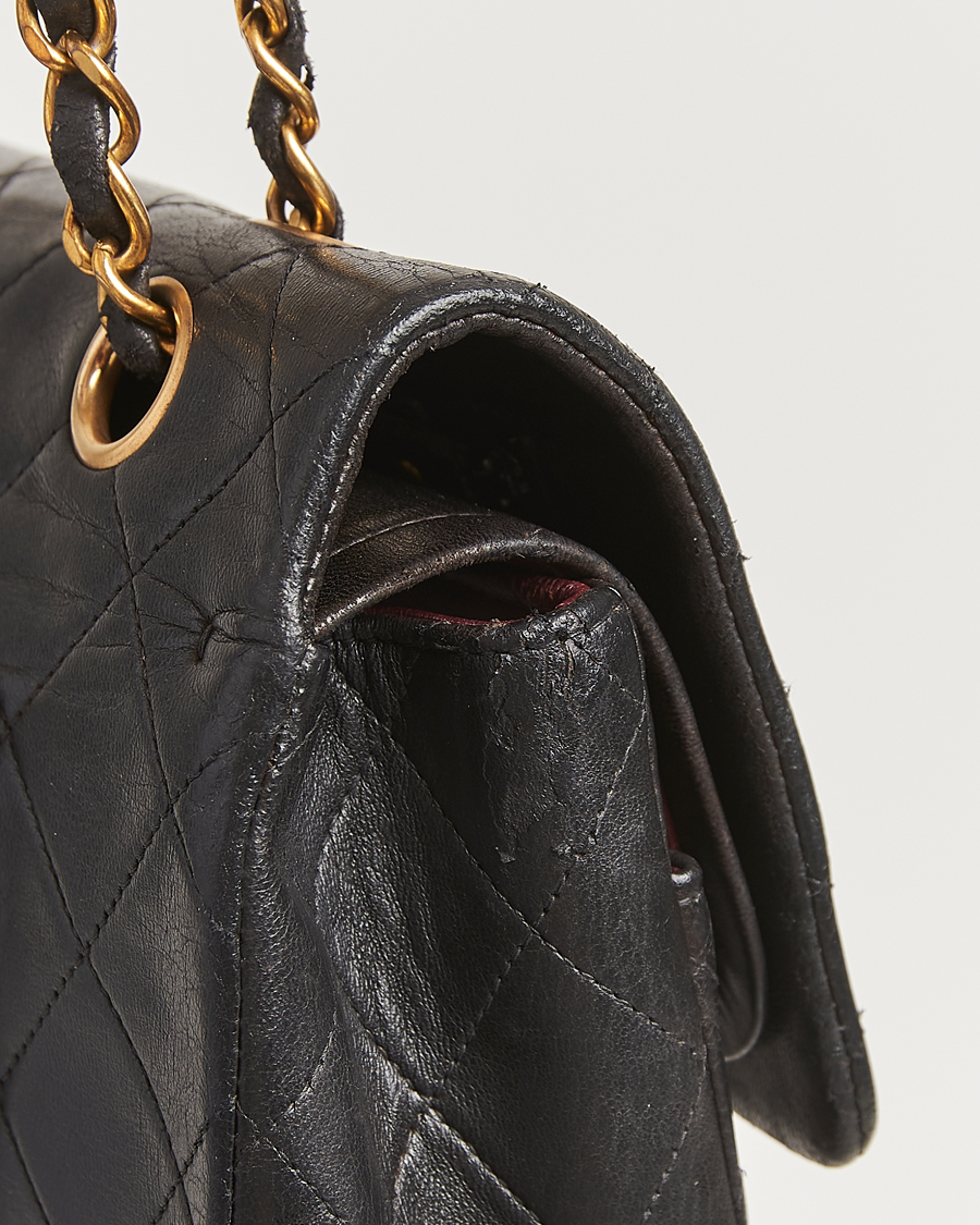 Herren | Gifts for Her | Chanel Pre-Owned | Classic Double Flap Medium Lambskin Black