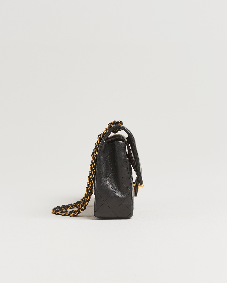 Herren | Gifts for Her | Chanel Pre-Owned | Classic Double Flap Medium Lambskin Black