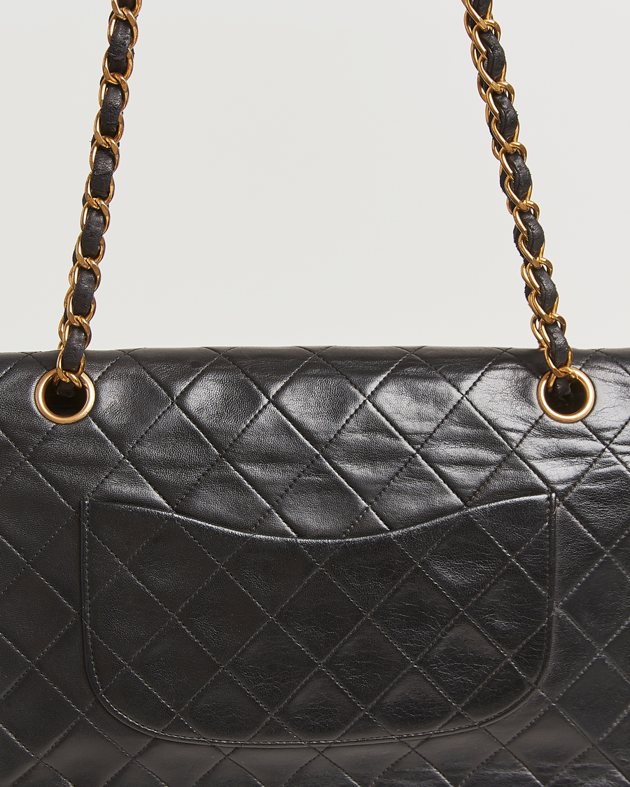 Herren | Gifts for Her | Chanel Pre-Owned | Classic Double Flap Medium Lambskin Black