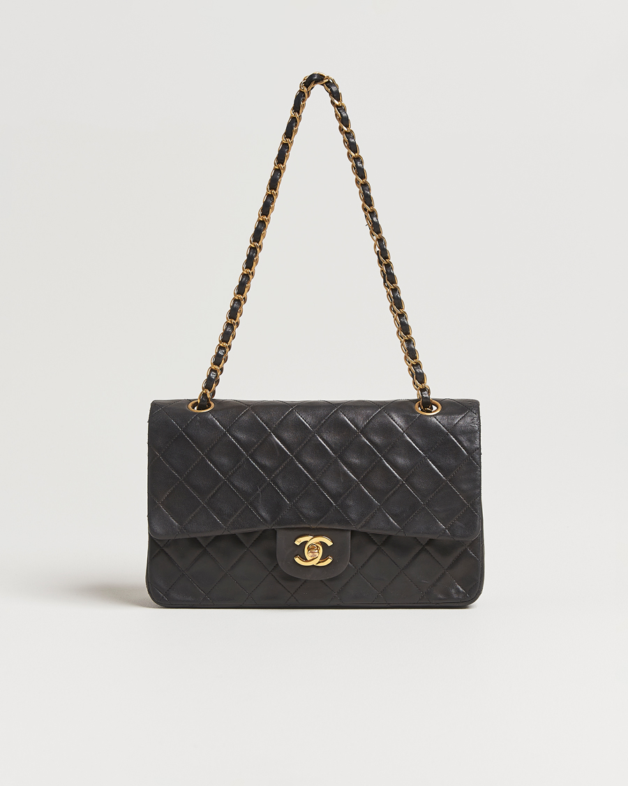 Herren | Gifts for Her | Chanel Pre-Owned | Classic Double Flap Medium Lambskin Black