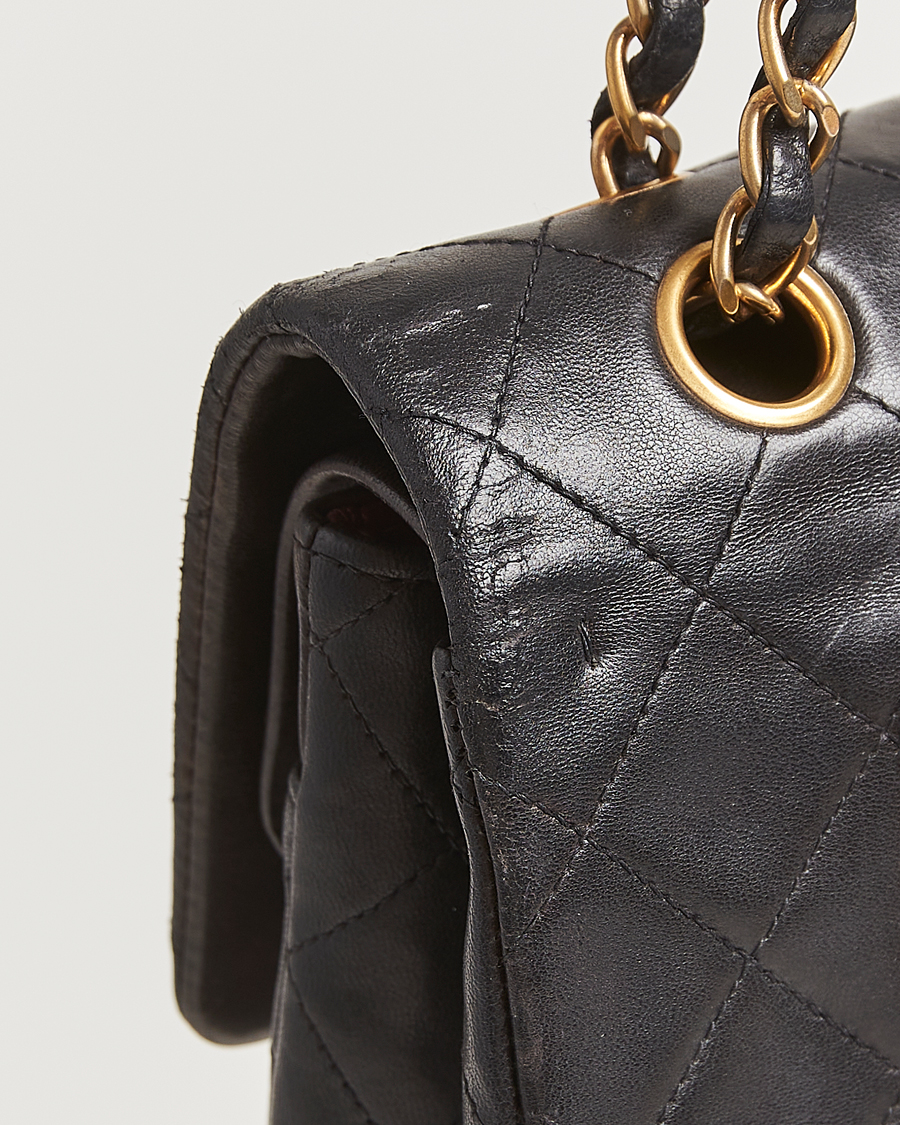 Herren | Gifts for Her | Chanel Pre-Owned | Classic Double Flap Medium Lambskin Black