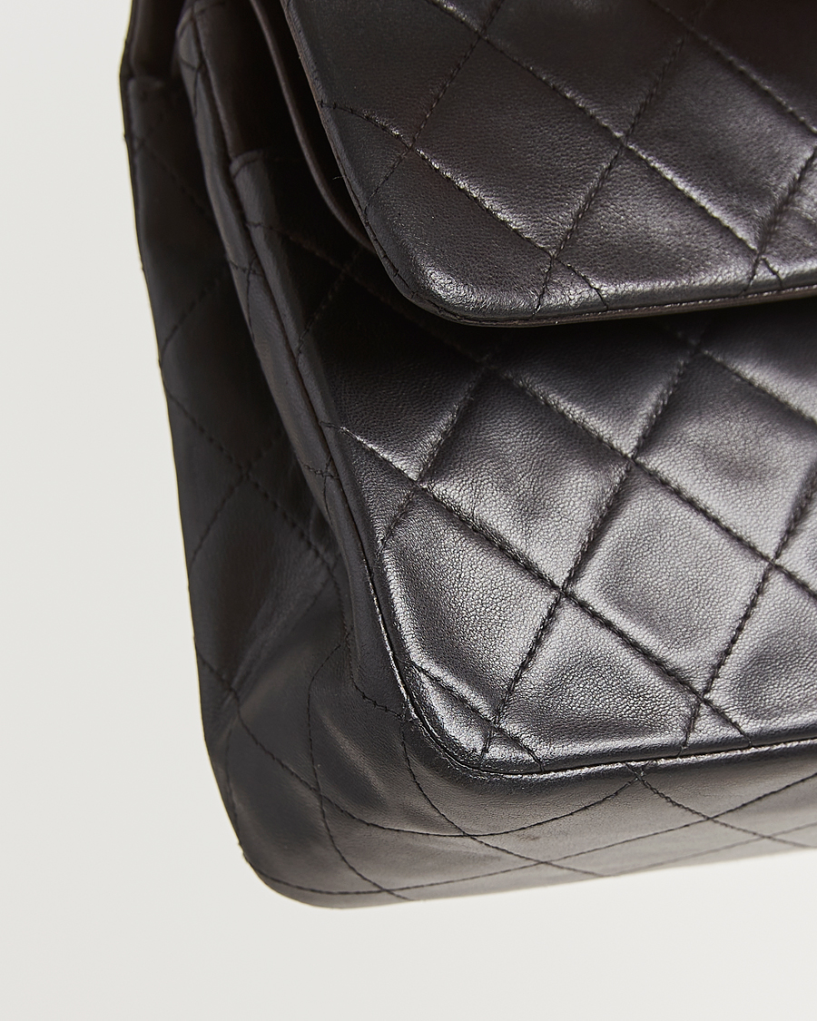 Herren | Gifts for Her | Chanel Pre-Owned | Classic Double Flap Medium Lambskin Black
