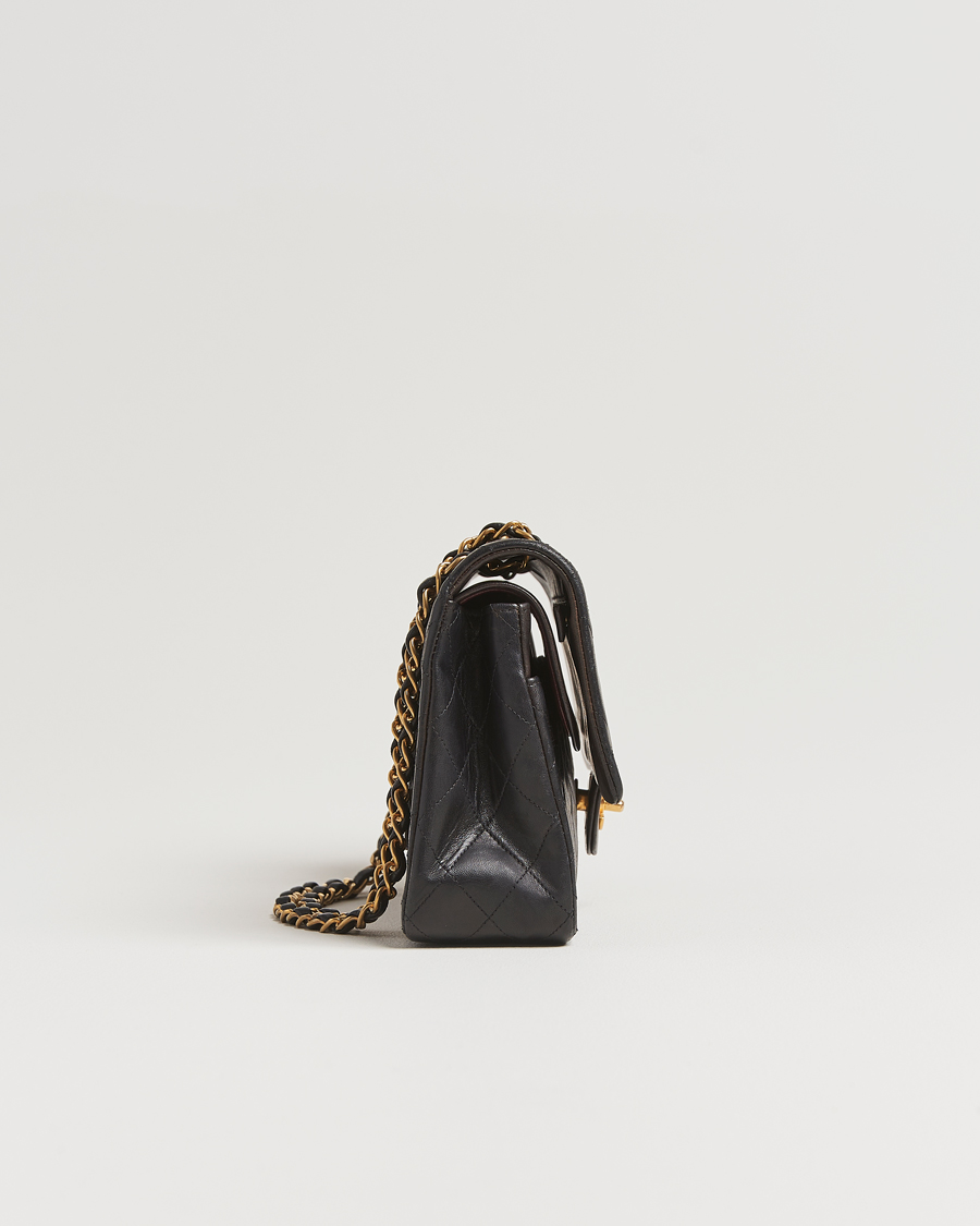 Herren | Gifts for Her | Chanel Pre-Owned | Classic Double Flap Medium Lambskin Black