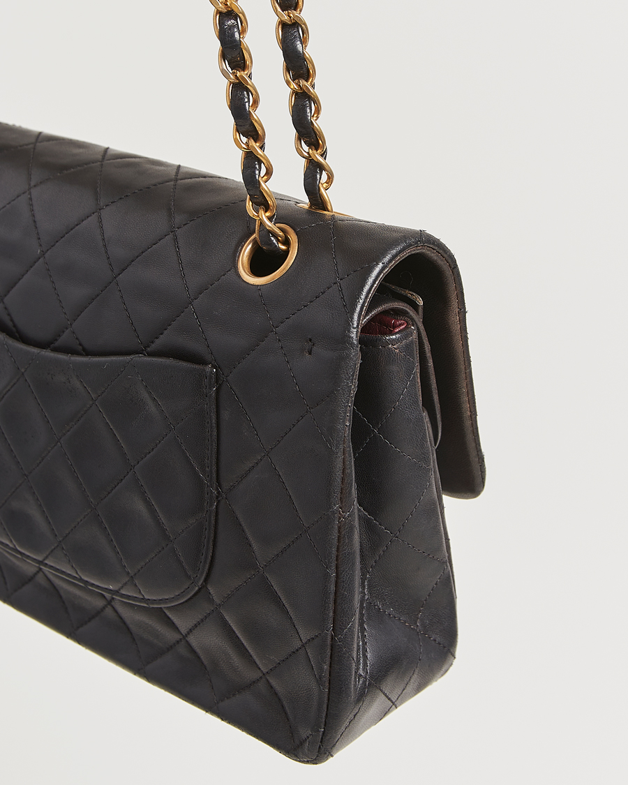 Herren | Gifts for Her | Chanel Pre-Owned | Classic Double Flap Medium Lambskin Black