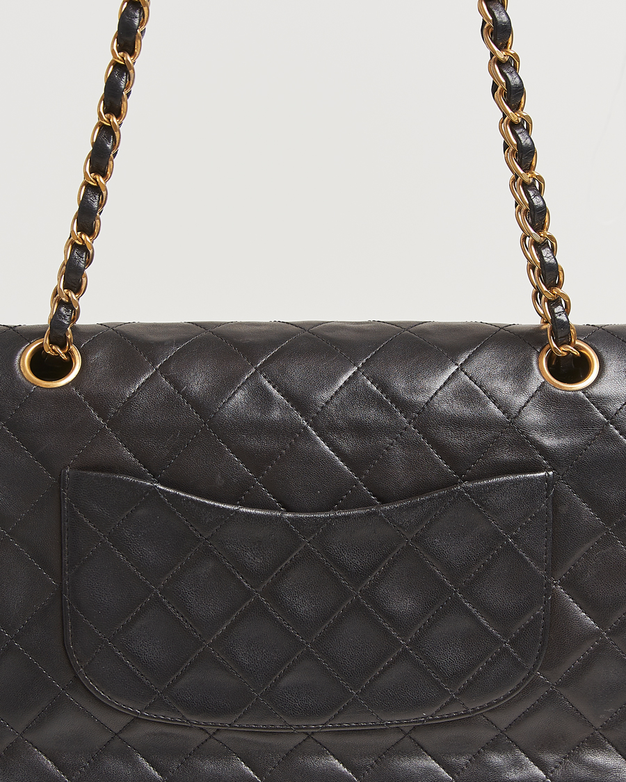 Herren | Gifts for Her | Chanel Pre-Owned | Classic Double Flap Medium Lambskin Black