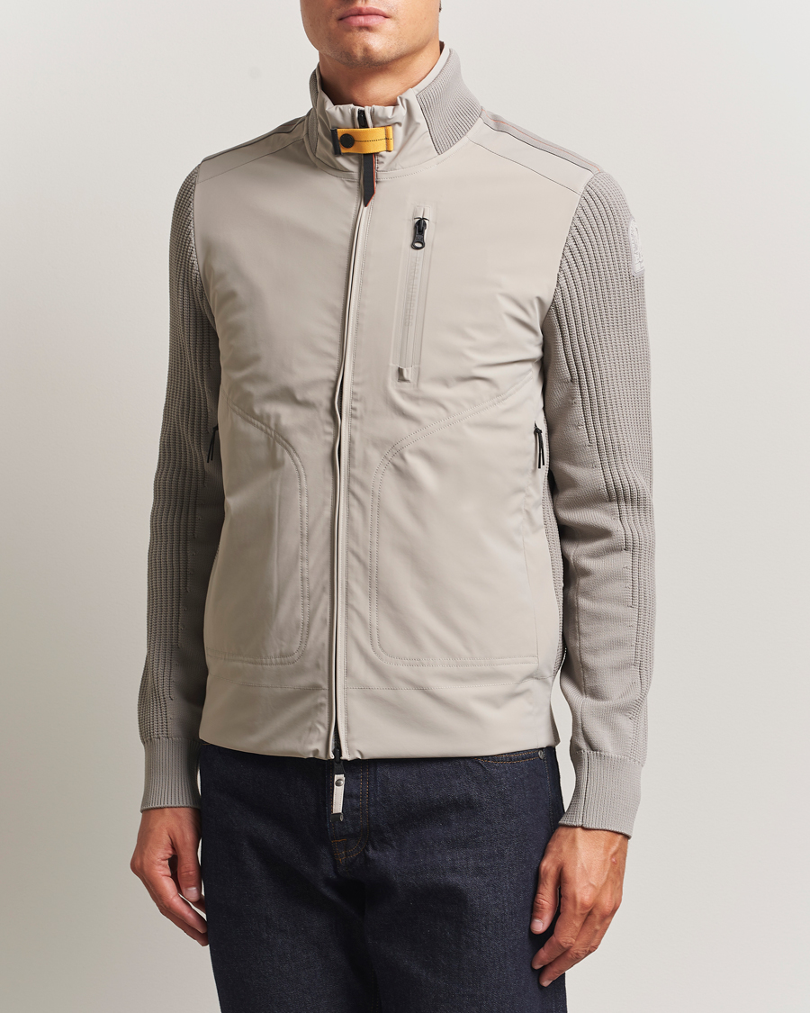 Herren | Jacken | Parajumpers | Zorba Tech Knit Hybrid Jacket Chateau Grey