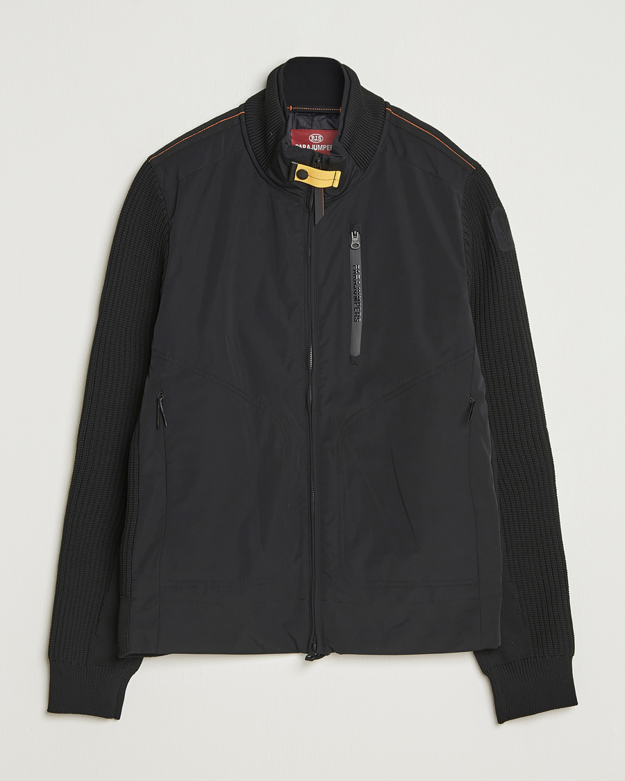 Herren | Jacken | Parajumpers | Zorba Tech Knit Hybrid Jacket Black