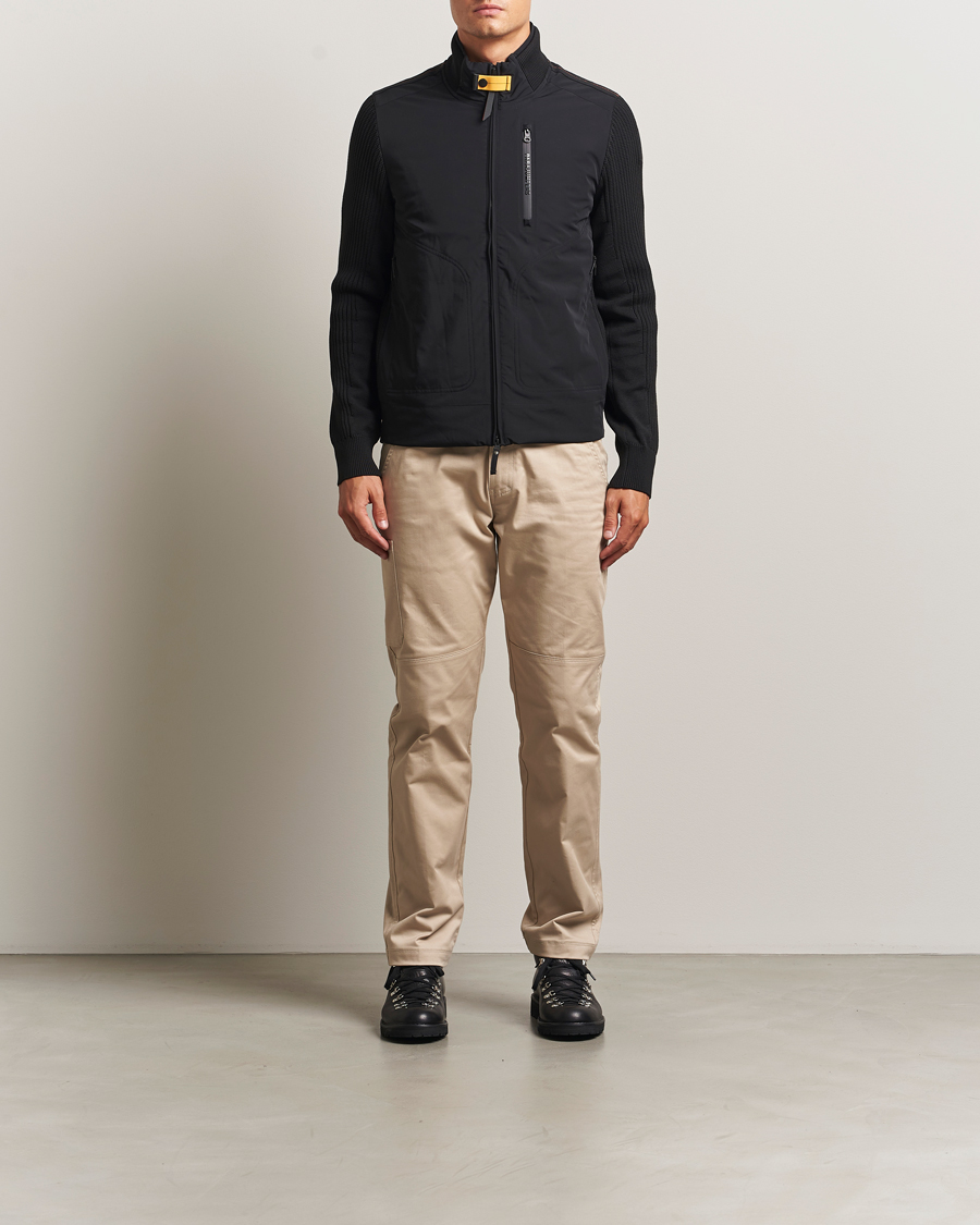 Herren | Jacken | Parajumpers | Zorba Tech Knit Hybrid Jacket Black