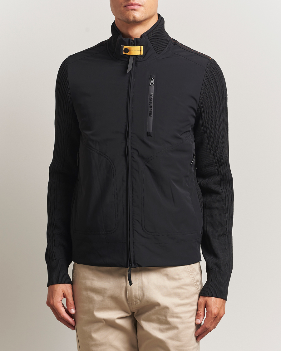 Herren | Jacken | Parajumpers | Zorba Tech Knit Hybrid Jacket Black