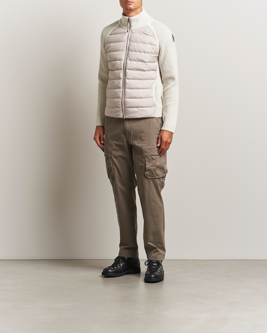 Herren | Jacken | Parajumpers | Olmo Rib Knitted Hybrid Jacket Purity