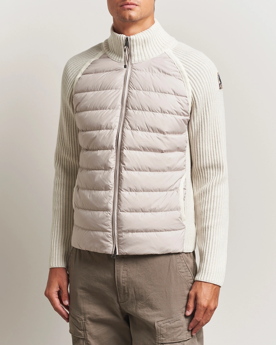 Herren | Jacken | Parajumpers | Olmo Rib Knitted Hybrid Jacket Purity