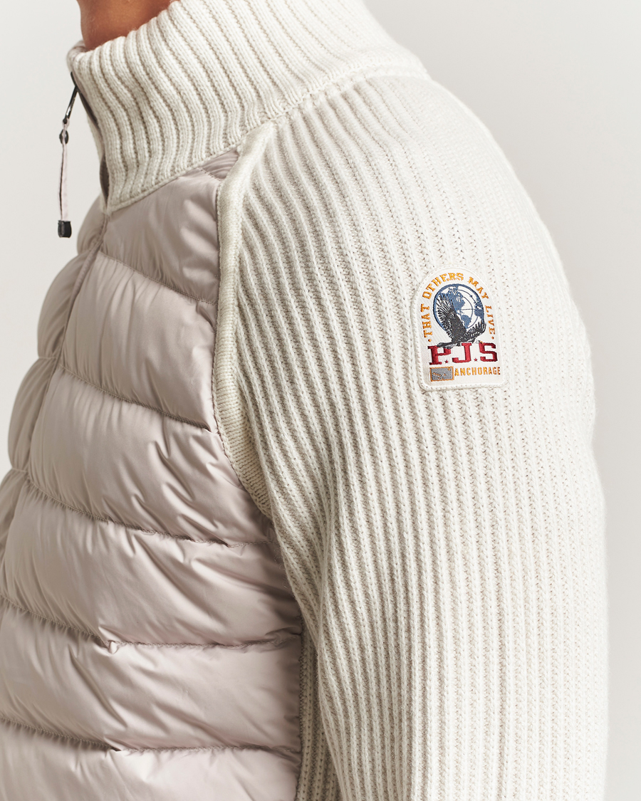 Herren | Jacken | Parajumpers | Olmo Rib Knitted Hybrid Jacket Purity