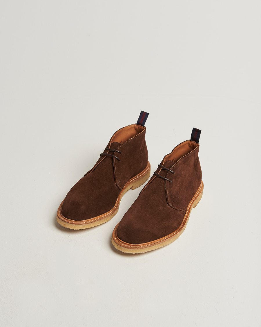Herren | Boots | Sanders | Bertie Crepe Sole Suede Chukka Polo Snuff