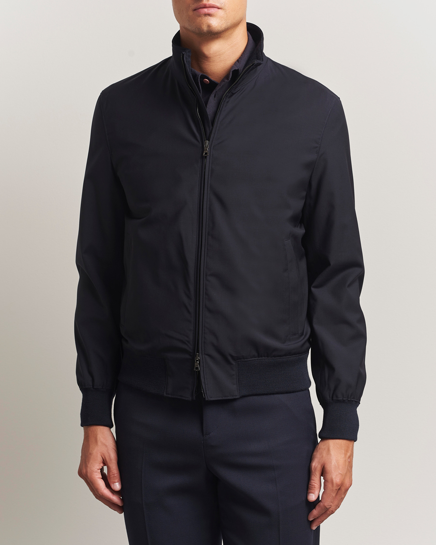 Herren | Jacken | Orlebar Brown | Alvaro Merino Jacket Night Iris