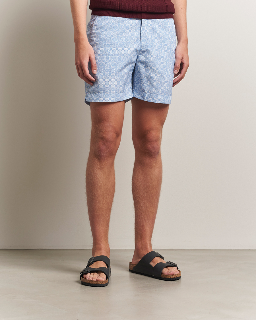 Herren | Badehosen | Orlebar Brown | Bulldog Alchemy Swimshorts Wave Blue
