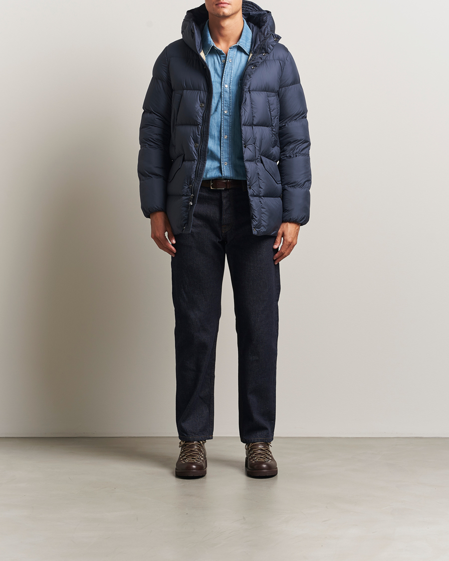 Herren | Jacken | Woolrich | Cloud Davis Parka Melton Blue