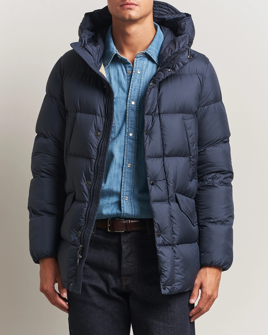 Herren | Jacken | Woolrich | Cloud Davis Parka Melton Blue