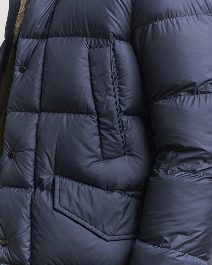 Herren | Jacken | Woolrich | Cloud Davis Parka Melton Blue