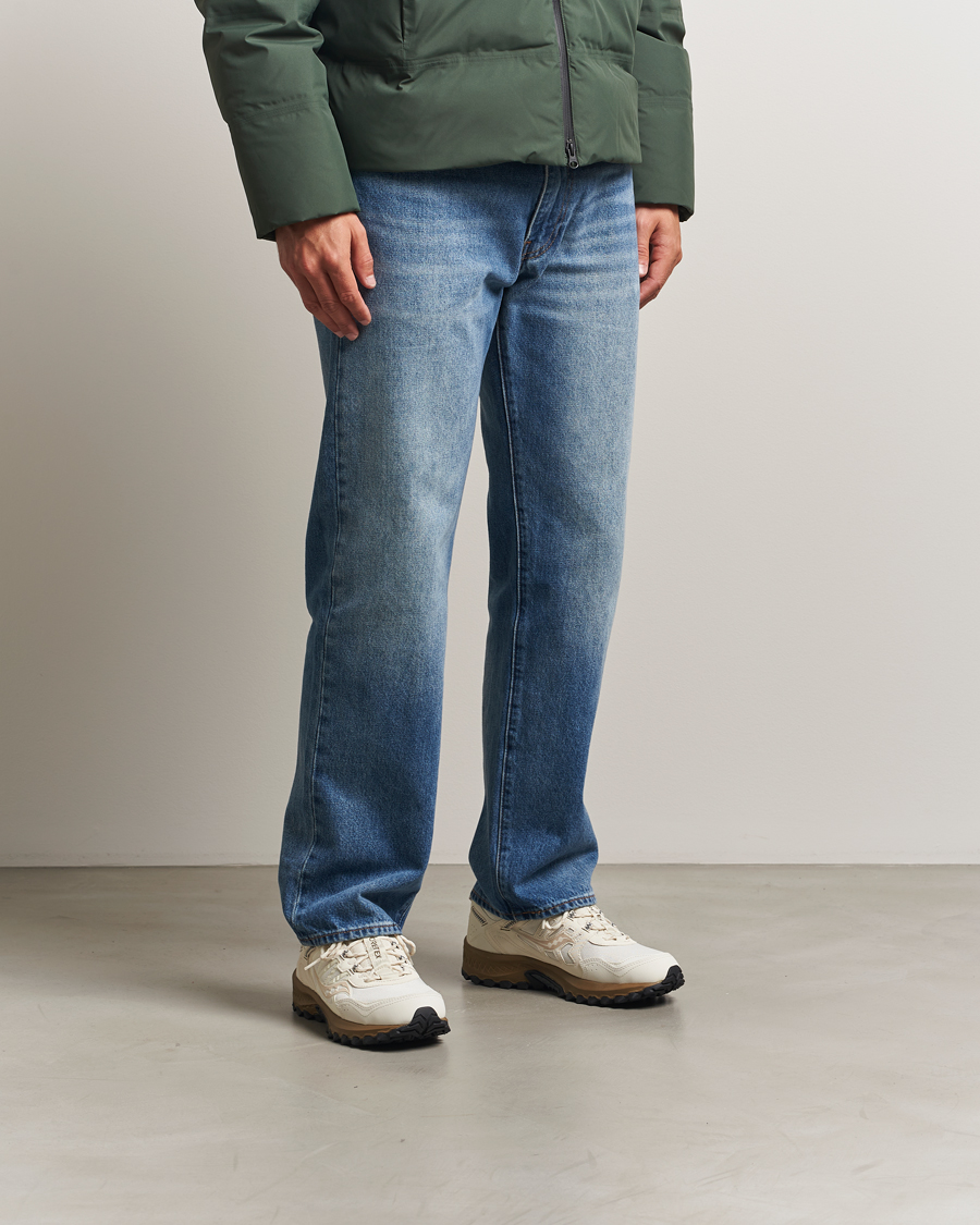 Herren | Trail Sneaker | Saucony | Grid Peak Gore-Tex Trail Sneaker Ivory/Gold