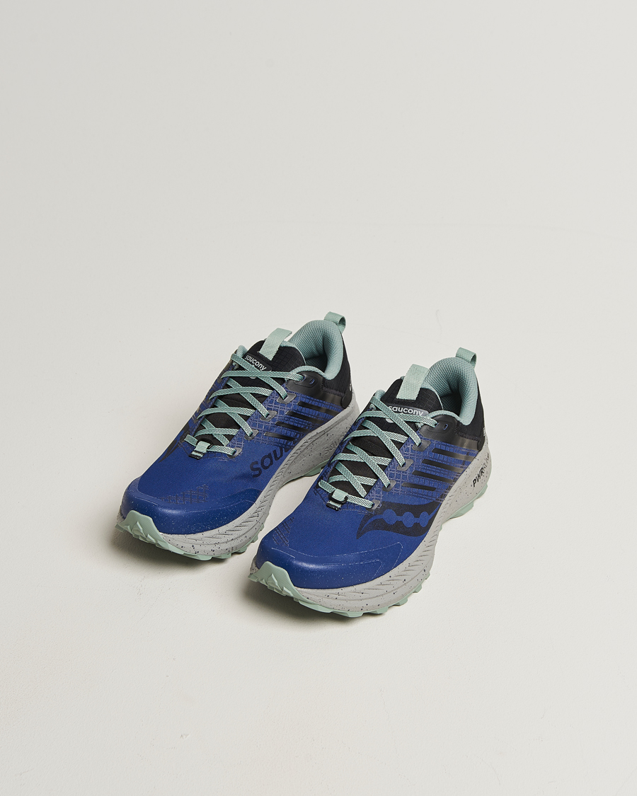 Herren | Trail Sneaker | Saucony | Ride TR2 Gore-Tex Trail Running Sneaker Regal/Black