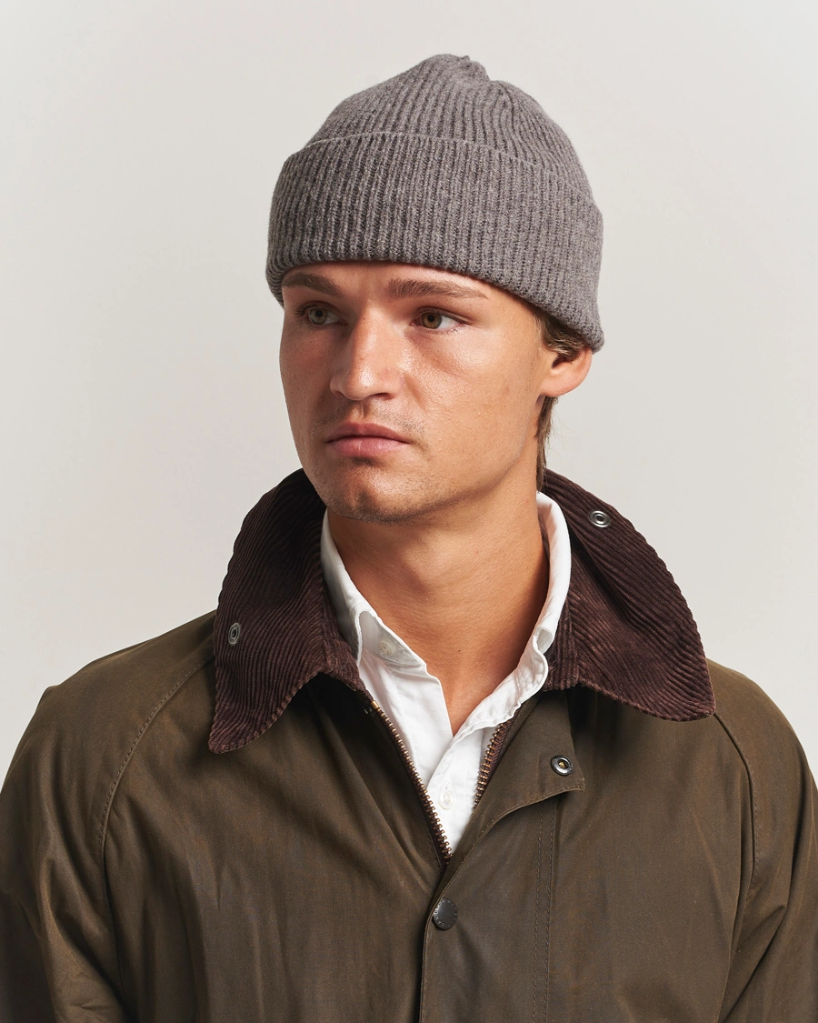 Herren | Mützen | Robert Mackie | Clyde Lambswool Beanie Light Brown