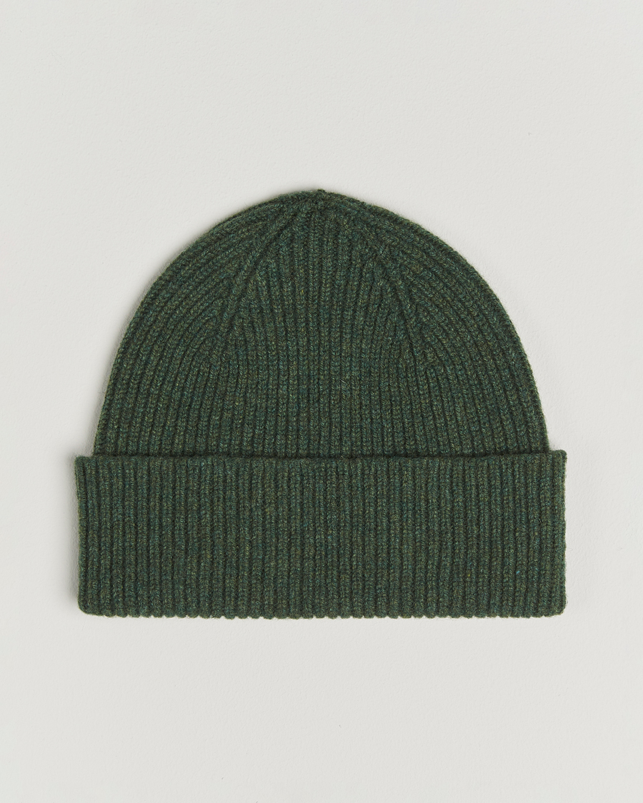 Herren | Mützen | Robert Mackie | Clyde Lambswool Beanie Green