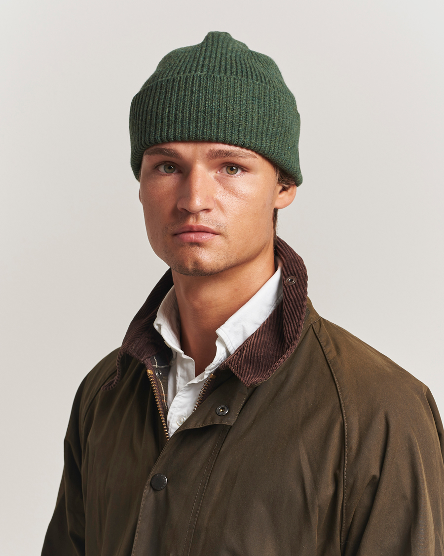 Herren | Mützen | Robert Mackie | Clyde Lambswool Beanie Green