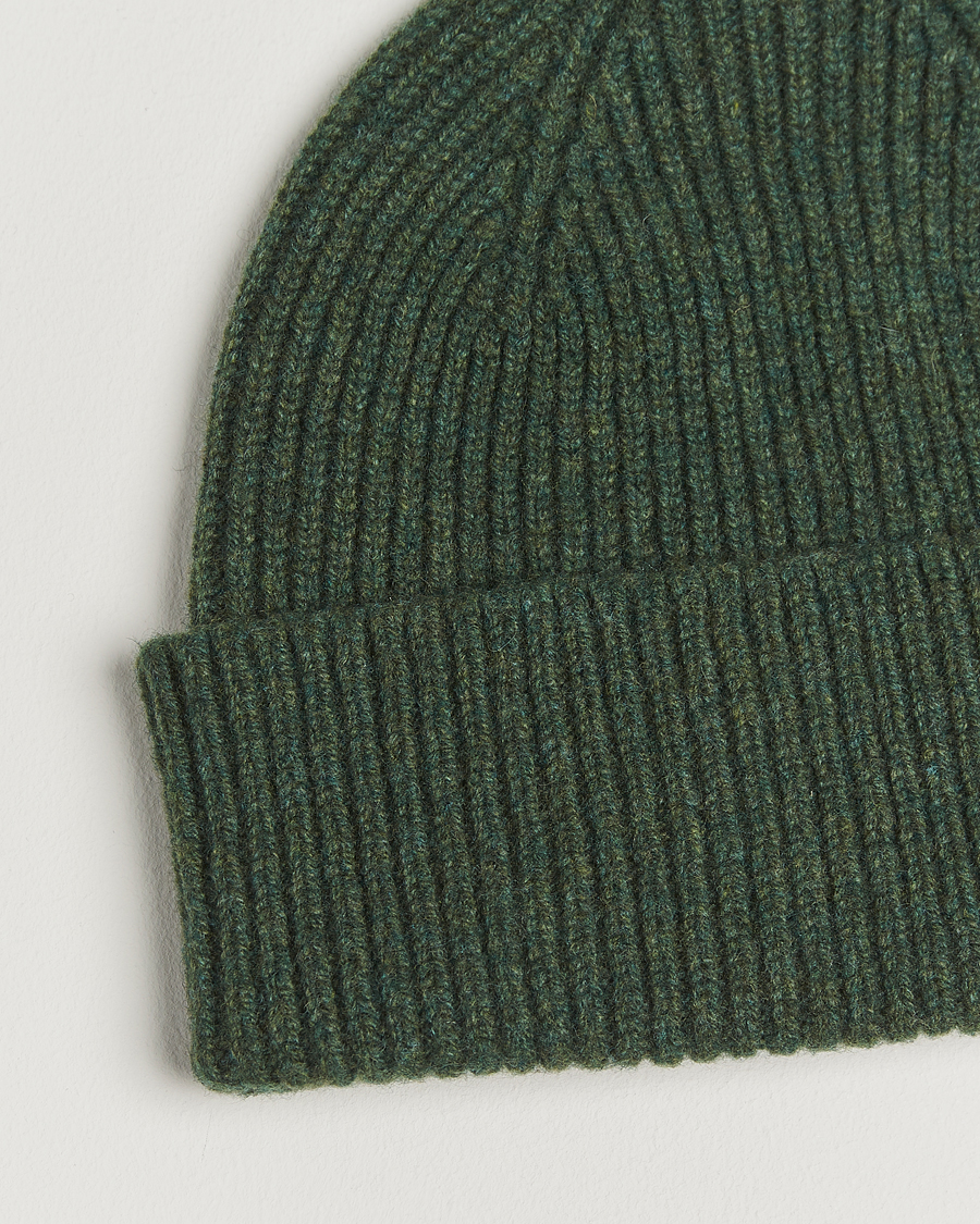 Herren | Mützen | Robert Mackie | Clyde Lambswool Beanie Green